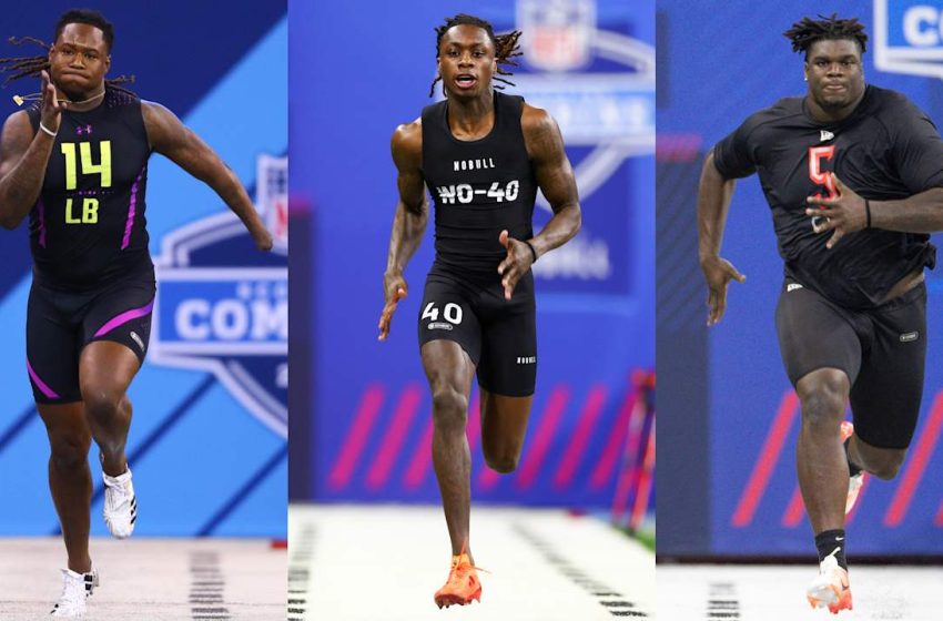  Best and average 40-yard dash times by position