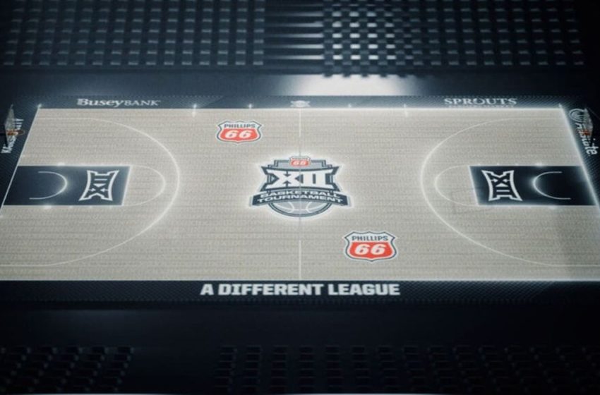 Big 12 tournament basketball games to be played on LED floor, designs can change in real time