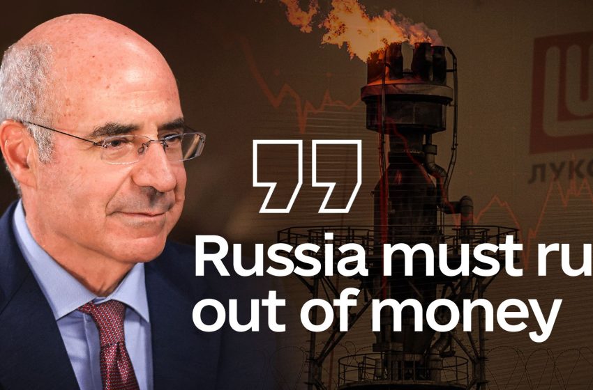  Putin would starve Russians before ending war, Browder says