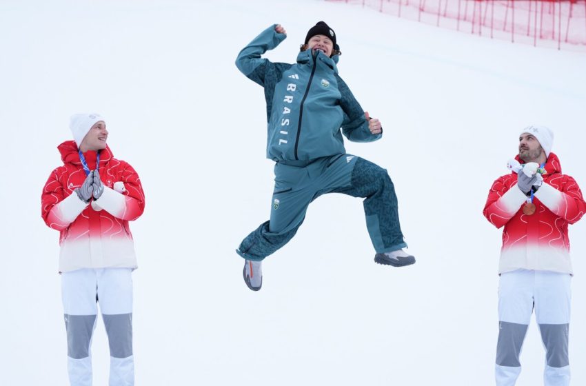  Brazil’s Pinheiro Braathen wins gold, and South America’s first Winter Olympics medal : NPR