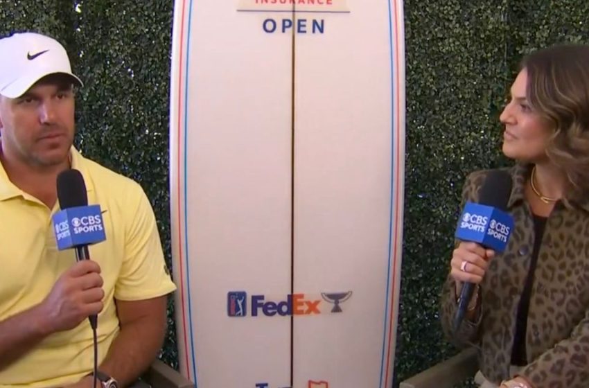  Brooks Koepka and Amanda Balionis have awkward disagreement after PGA Tour comeback