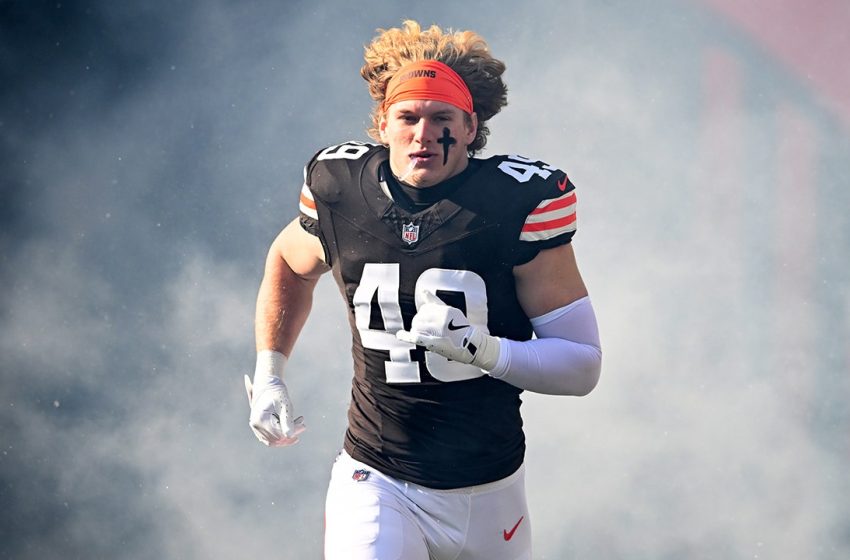  Browns’ Carson Schwesinger named 2025 NFL Defensive Rookie of the Year