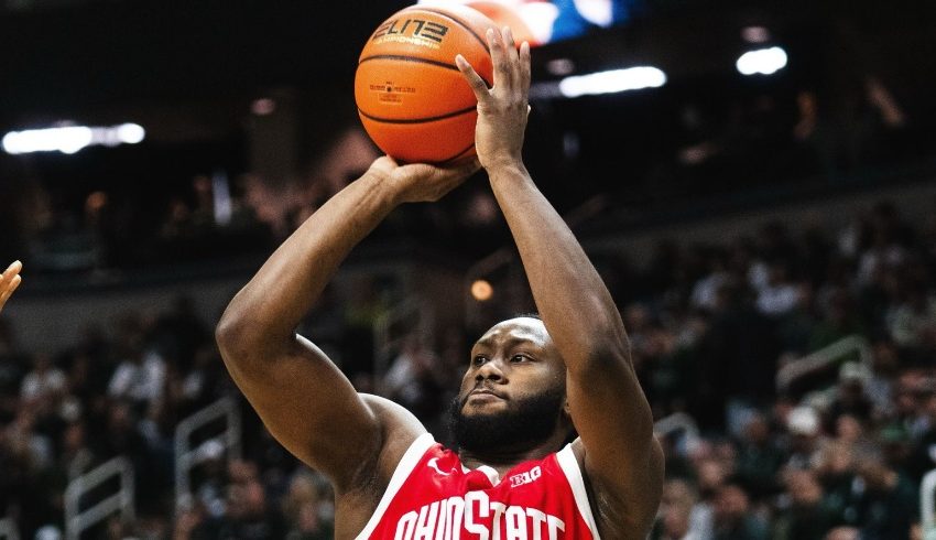 Bruce Thornton’s 32-Point Effort Not Enough for Shorthanded Buckeyes in 66-60 Loss to No. 15 Michigan State