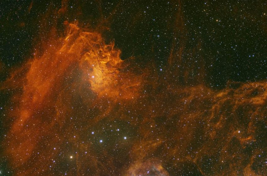  Astrophotographer captures the ‘Flaming Star Nebula’ ablaze in deep-space (photo)