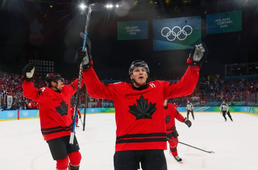  Canada to play for gold in Olympic men’s hockey after comeback win over Finland