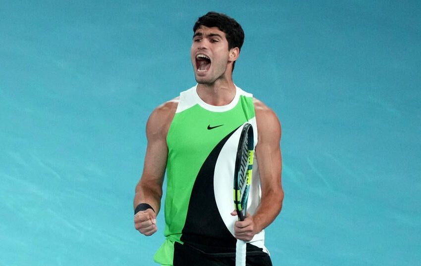  Carlos Alcaraz beats Novak Djokovic at Australian Open to complete career Grand Slam