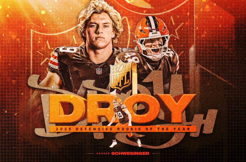  Carson Schwesinger earns AP Defensive Rookie of the Year