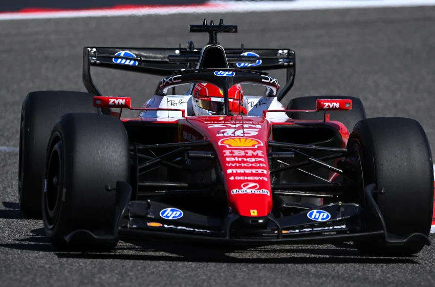  Charles Leclerc leads Lando Norris on first morning of final pre-season test in Bahrain