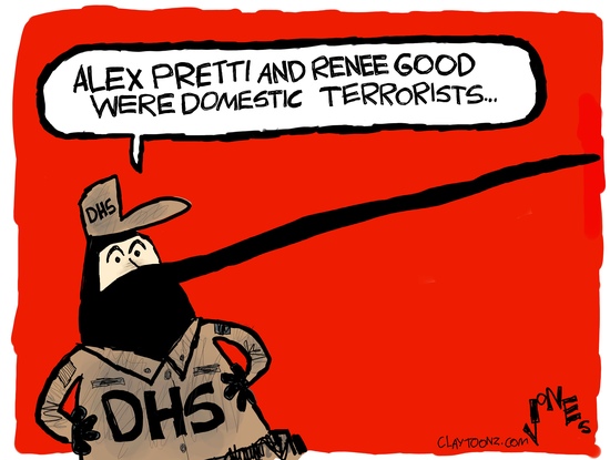 Cartoon by Clay Jones