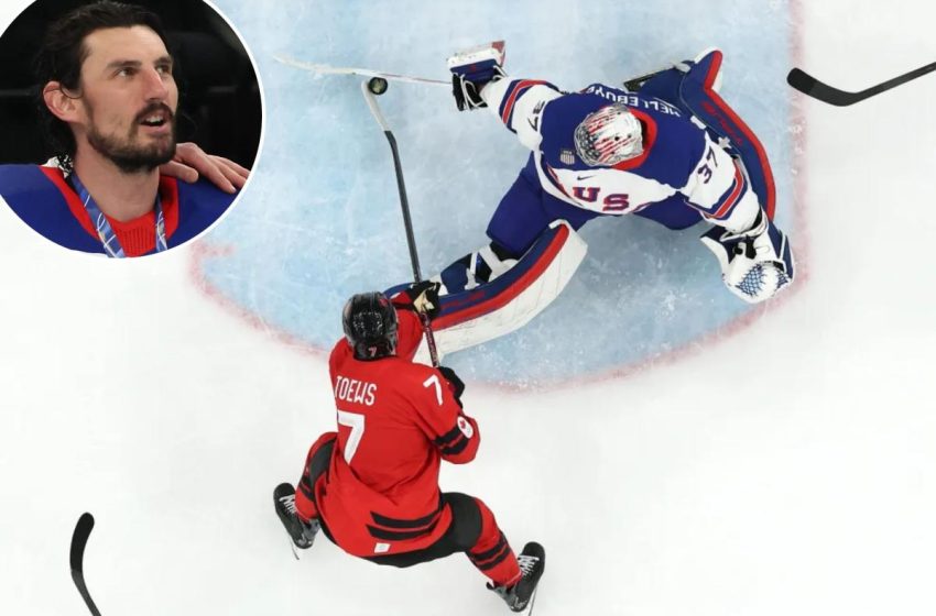  Connor Hellebuyck’s miraculous save on Devon Toews rescued USA