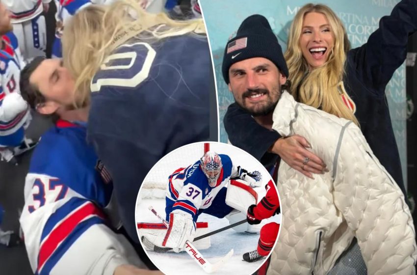  Connor Hellebuyck’s wife gives fans inside look into Team USA celebrations
