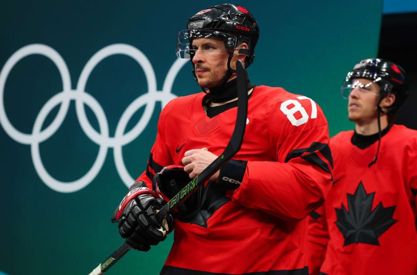  Crosby out for Canada against United States in Olympic gold medal game