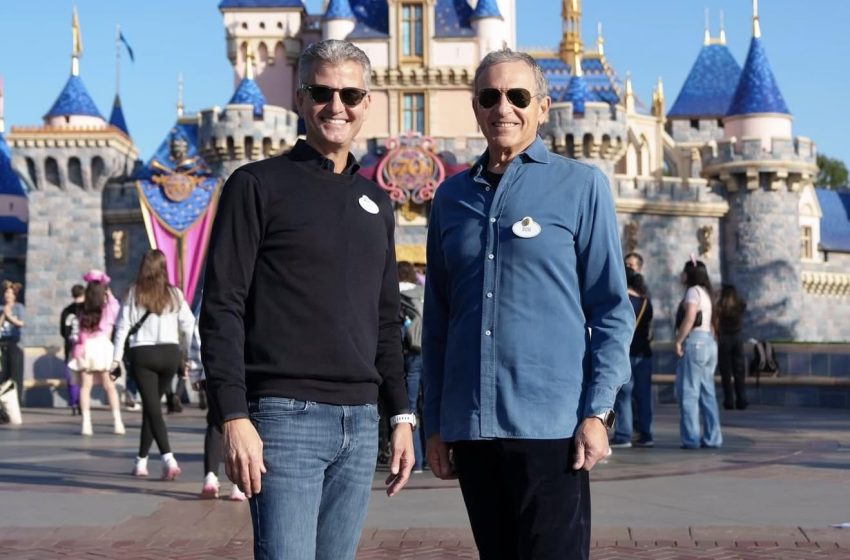  Outgoing Disney CEO Bob Iger & Incoming CEO Josh D’Amaro Seen at Disneyland Together