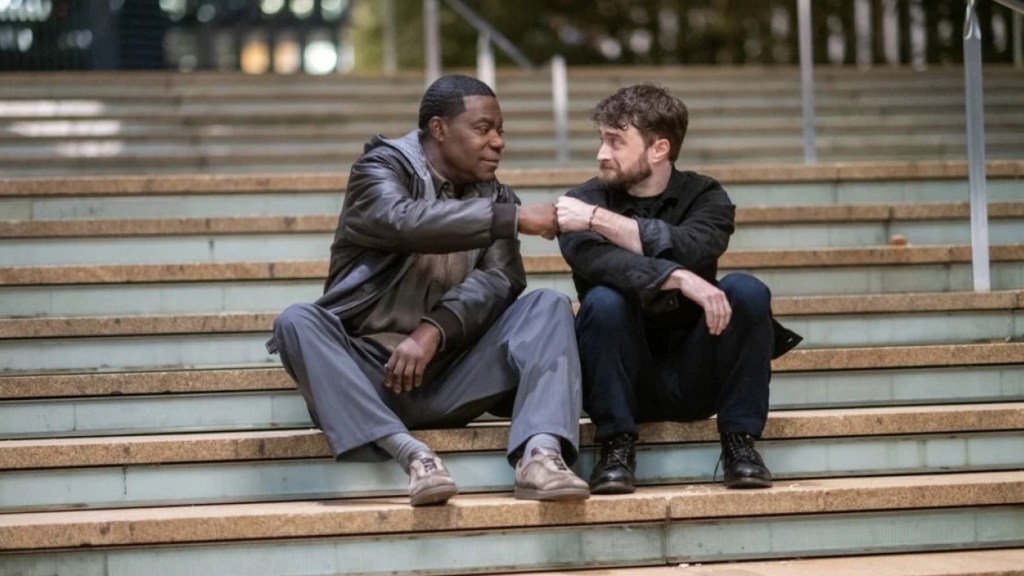 Daniel Radcliffe and Tracey Morgan in Reggie Dinkins
