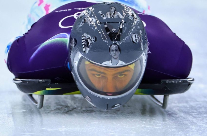  Despite any Olympic fallout, Ukrainian skeleton athlete has delivered his message