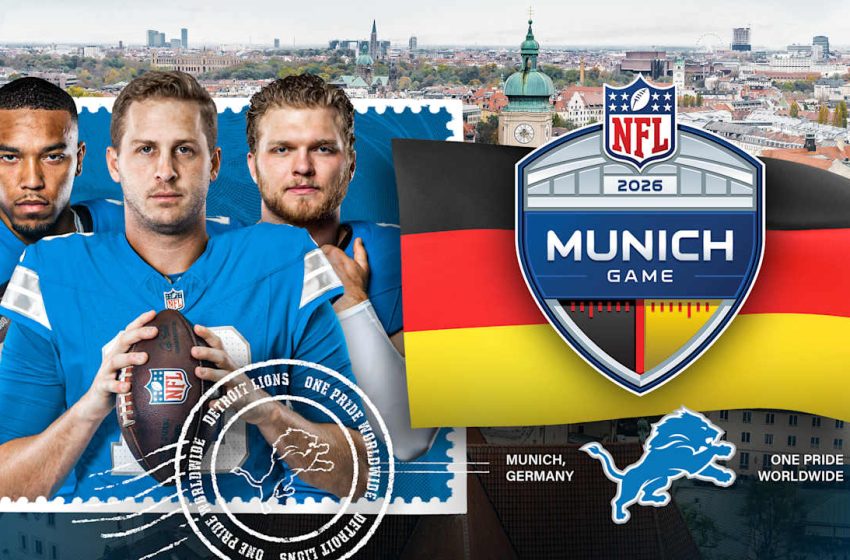  Detroit Lions to play international game in Munich in 2026