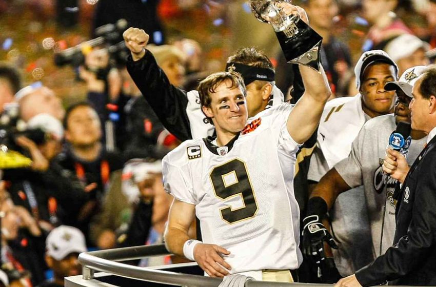  Drew Brees elected to Pro Football Hall of Fame’s Class of 2026