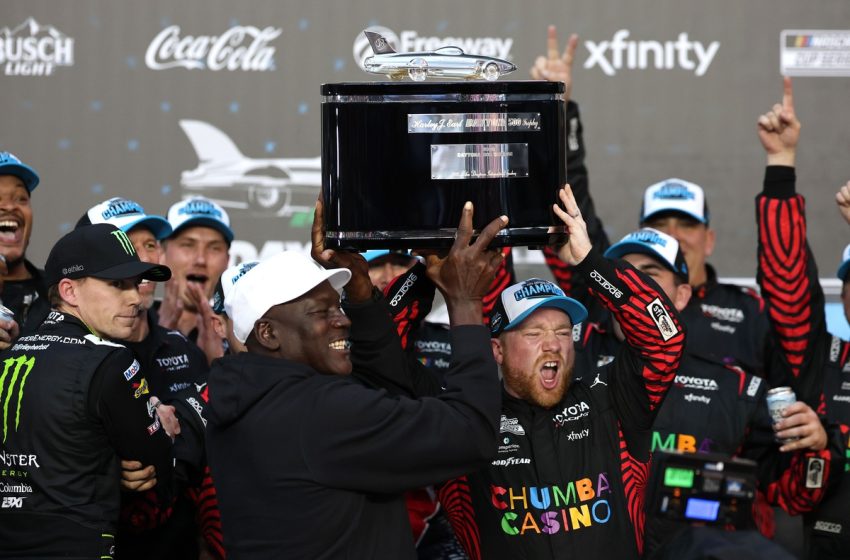  Driving for Michael Jordan, Tyler Reddick wins the Daytona 500 in wreck-filled finish