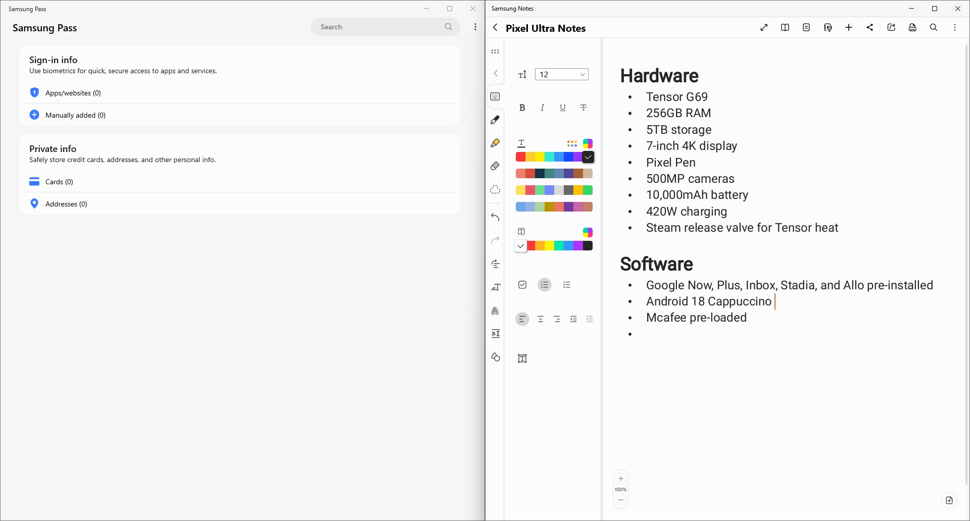 Galaxy book Samsung apps 1