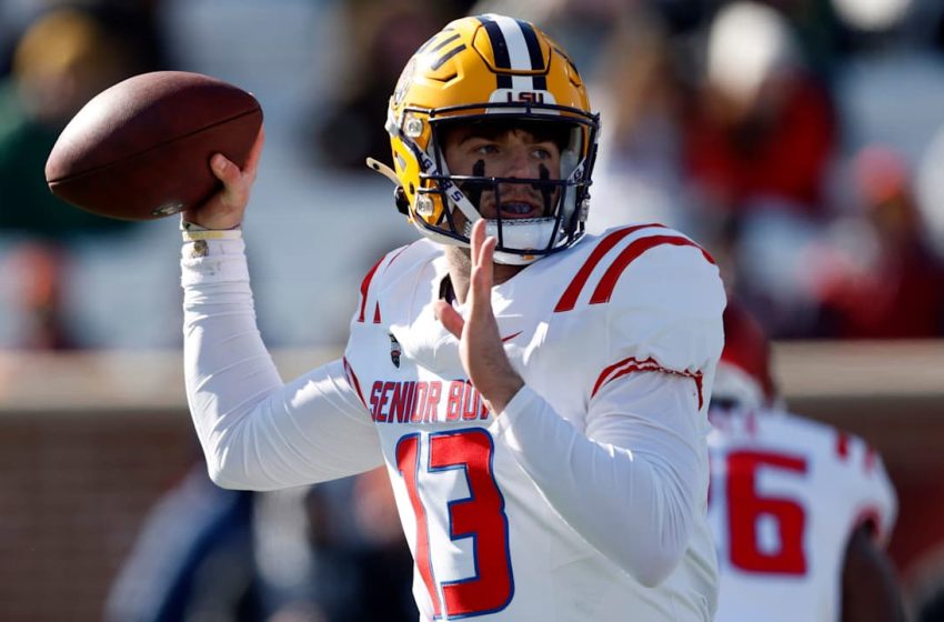  Garrett Nussmeier delivers MVP performance in NFL draft showcase