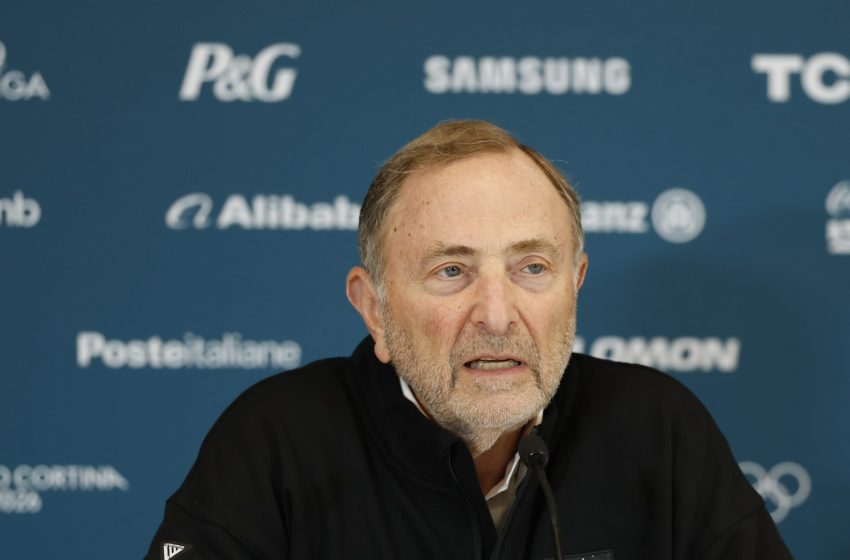  Gary Bettman wants better timeslot for Olympic hockey gold medal game