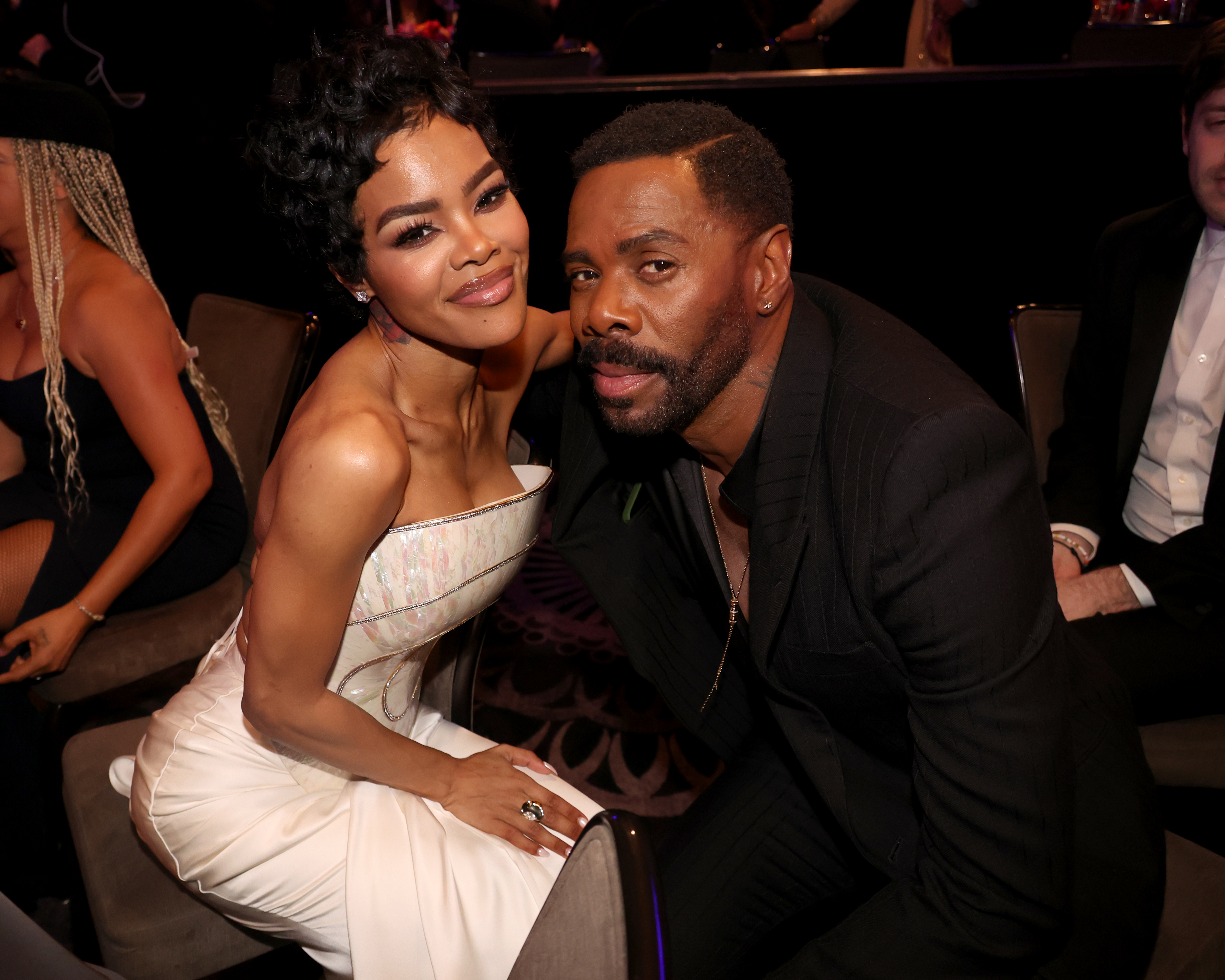 Teyana Taylor and Colman Domingo attends the 68th GRAMMY Awards Pre-GRAMMY Gala 