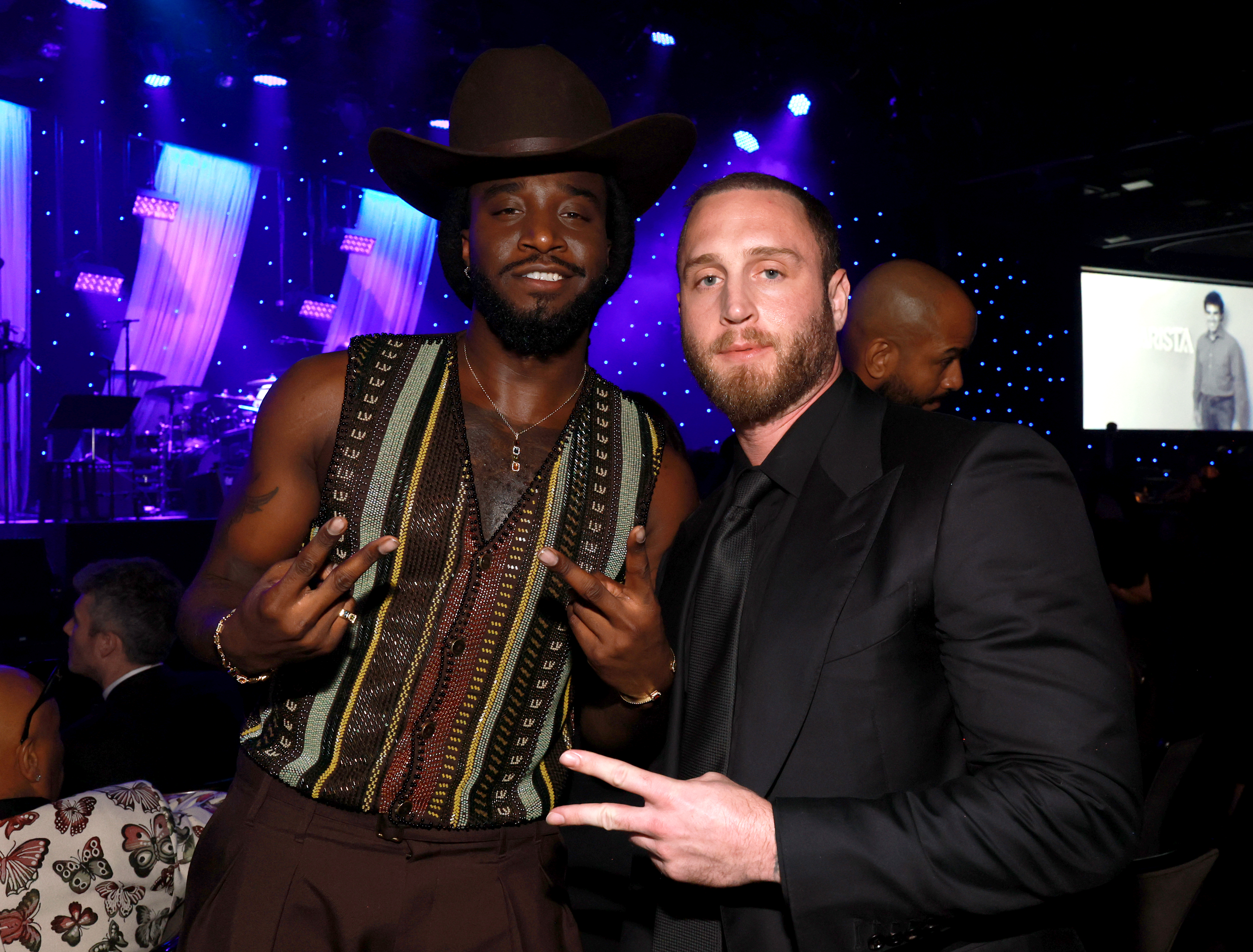 Shaboozey and Chet Hanks attends the 68th GRAMMY Awards Pre-GRAMMY Gala 