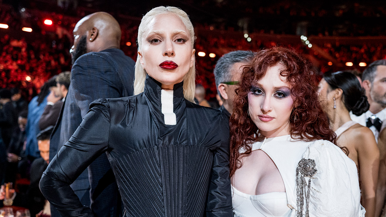 (L-R) Lady Gaga and Chappell Roan attend the 68th GRAMMY Awards at Crypto.com Arena on February 01, 2026 in Los Angeles, California.