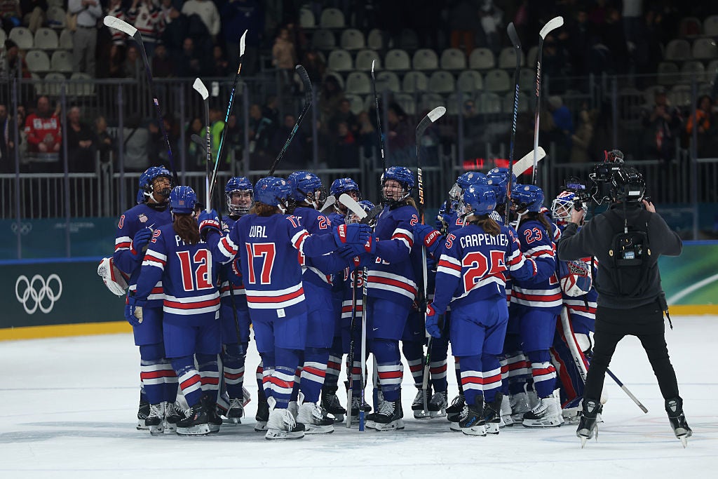 The US fans had plenty to celebrate as Team USA won 5-1