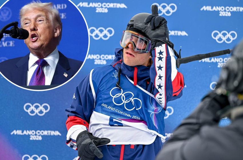  Hunter Hess goes viral for ‘L’ on forehead after Donald Trump ‘loser’ spat