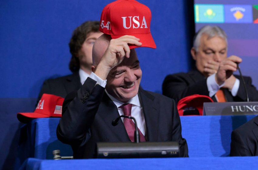  IOC to investigate FIFA president Gianni Infantino over Trump hat and collaboration