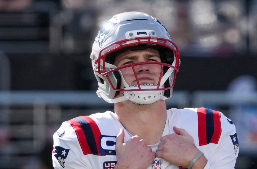  If Drake Maye was “feeling great,” why did he get a painkilling injection?