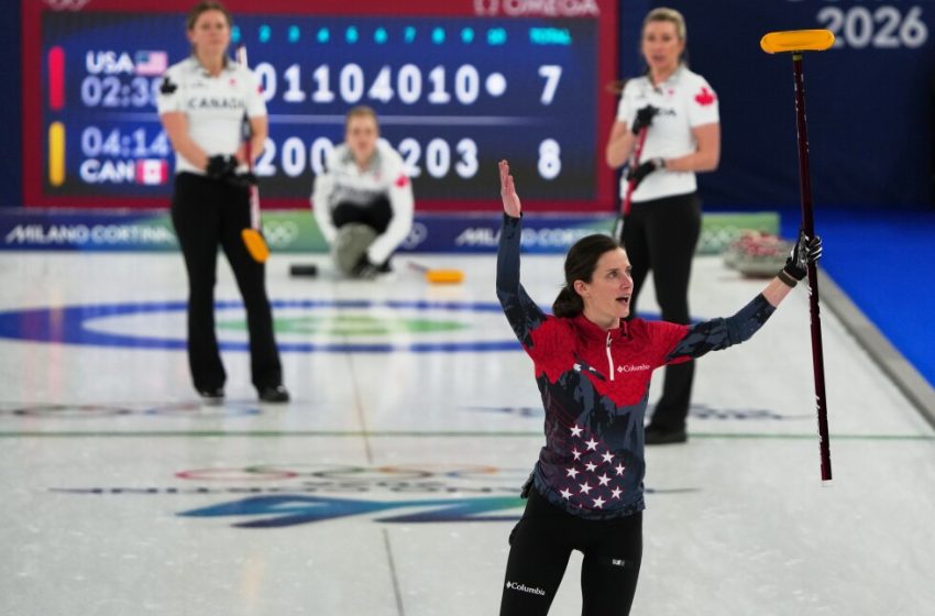  In a first, US women beat powerhouse Canada in curling at Winter Olympics