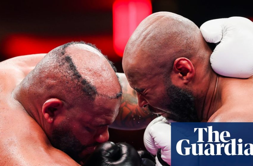  Jarrell Miller’s hairpiece punched off during MSG fight … and boxer goes on to claim victory | Boxing