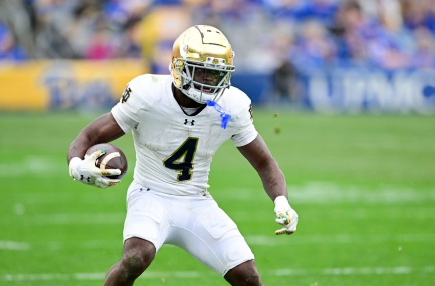  Jeremiyah Love posts second-fastest 40 time among fastest RB group in Combine history