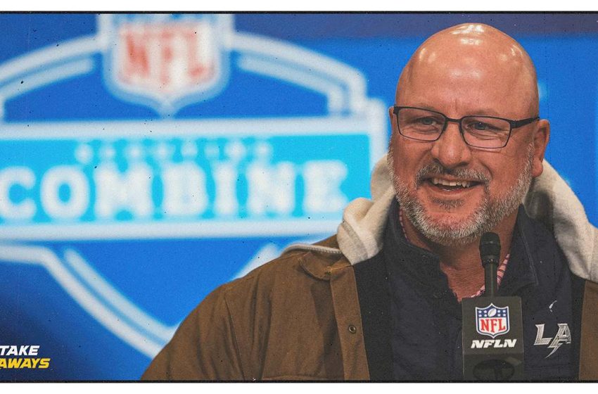  Joe Hortiz Talks Mike McDaniel, Odafe Oweh & Zion Johnson at 2026 NFL Combine