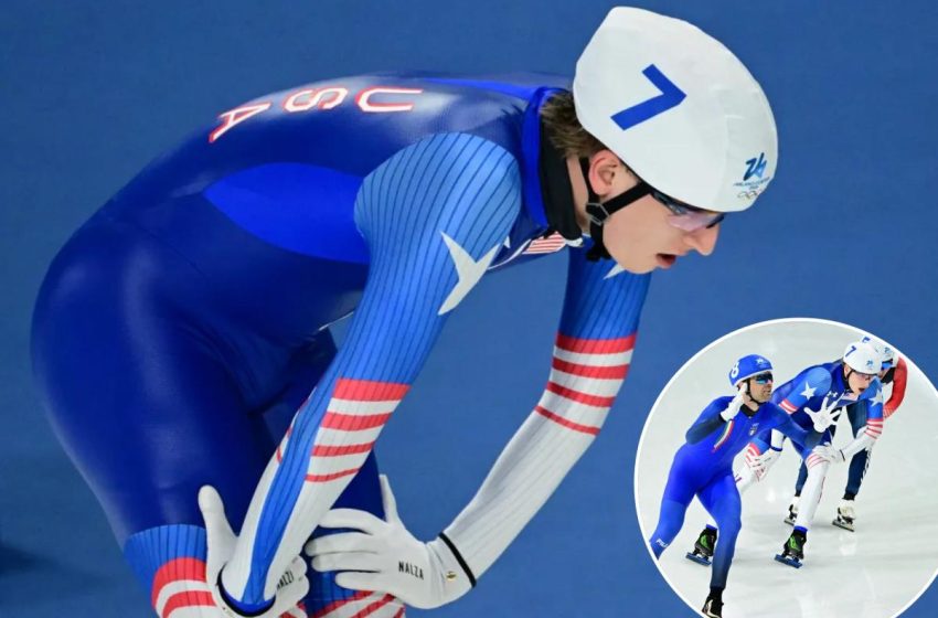  Jordan Stolz fails to medal in crushing end to speedskater’s Olympics
