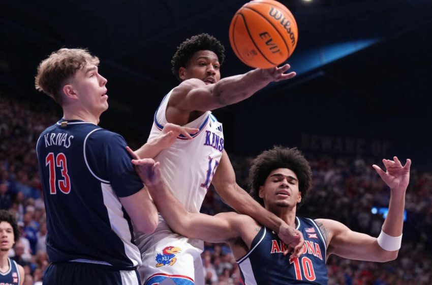  Kansas shocks No. 1 Arizona: Shorthanded Jayhawks hand Wildcats their first loss of season