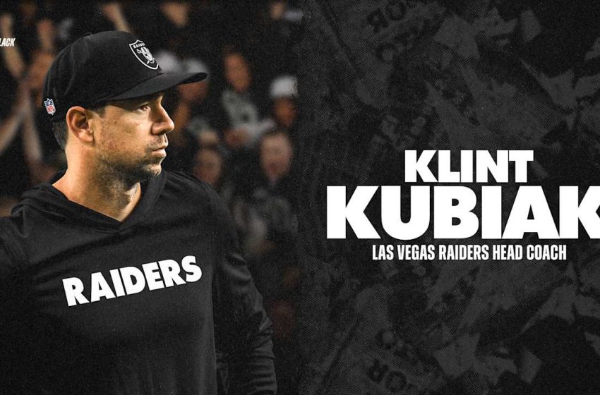  Klint Kubiak named Head Coach of the Las Vegas Raiders