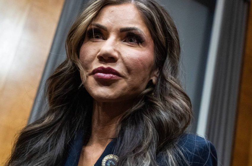  Pilot Fired for Forgetting Kristi Noem’s Blanket on Plane: Report