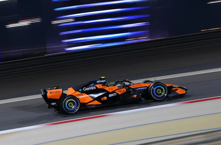  Lando Norris heads Max Verstappen and Charles Leclerc on first day of Bahrain pre-season testing