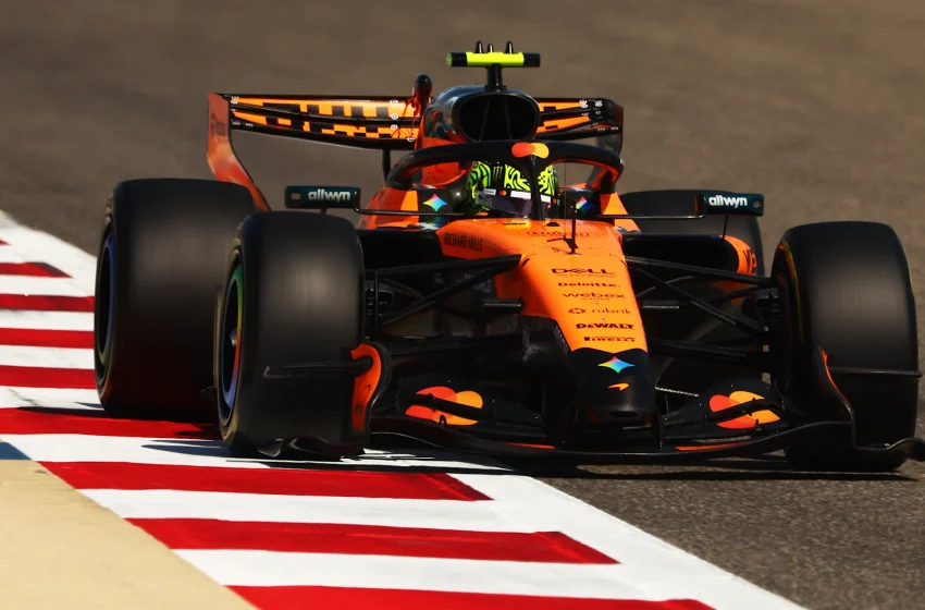  Lando Norris leads Max Verstappen and George Russell on second morning of final Bahrain test