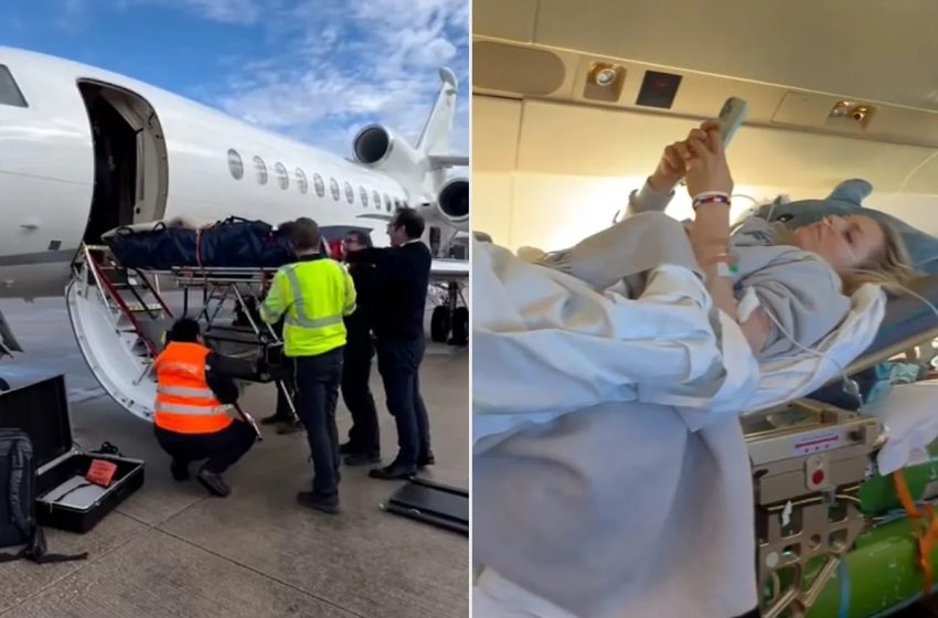  Lindsey Vonn Says Her Injury Was ‘Way More Than a Broken Leg’ as She Documents Her Private Flight Home in a Hospital Bed