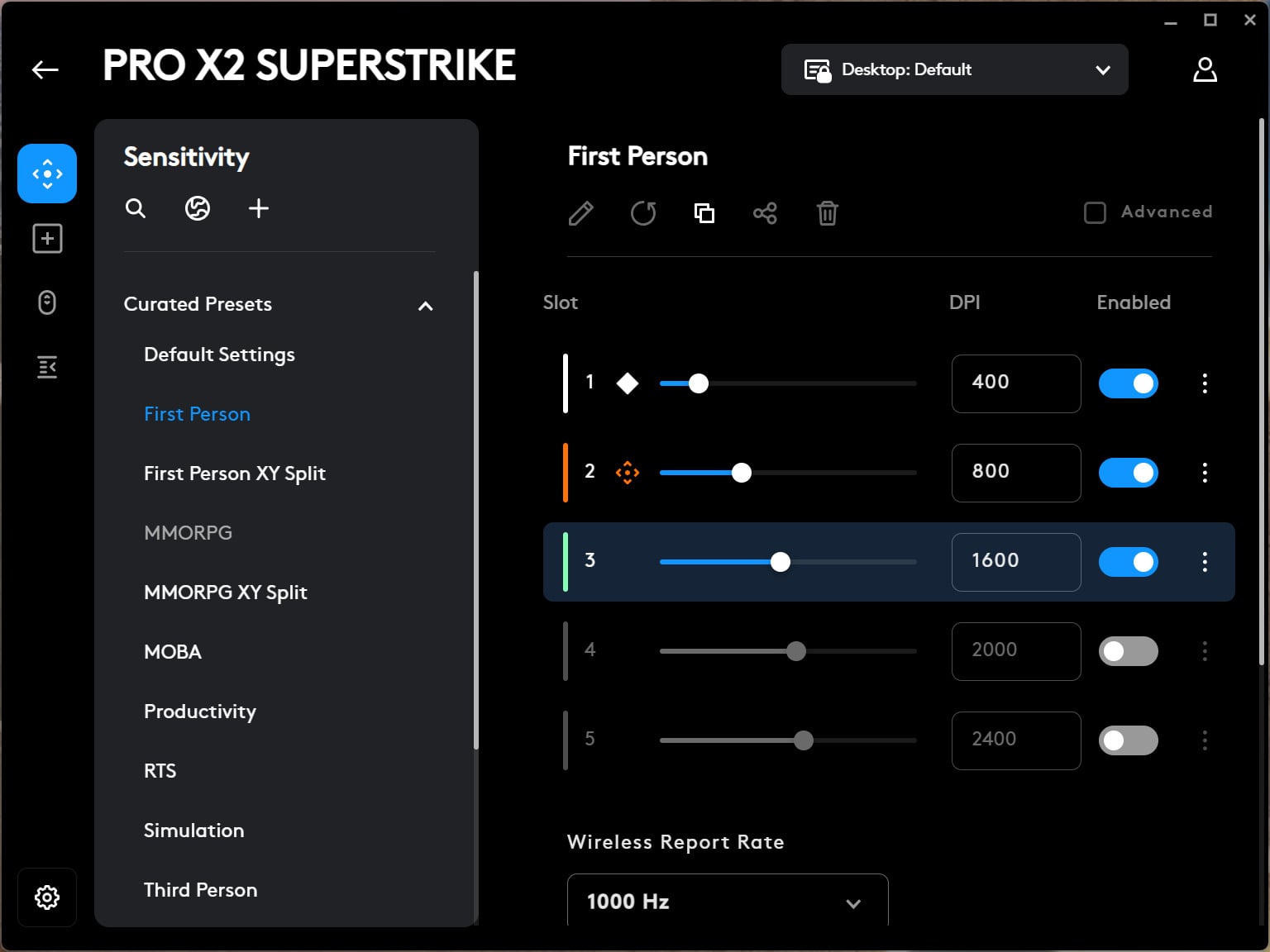 Logitech G Hub Superstrike 1