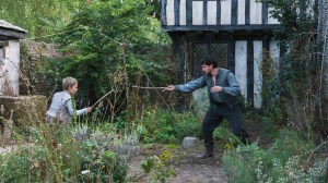 'Hamnet,' from left: Jacobi Jupe as Hamnet, Paul Mescal as William Shakespeare, 2025. © Focus Features / Courtesy Everett Collection