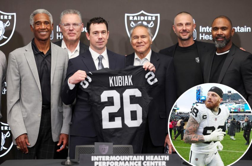  Maxx Crosby absent in Klint Kubiak Raiders press conference