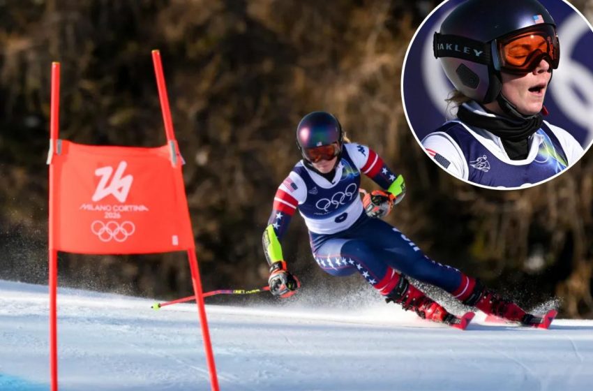  Mikaela Shiffrin’s Olympic medal drought continues with giant slalom miss