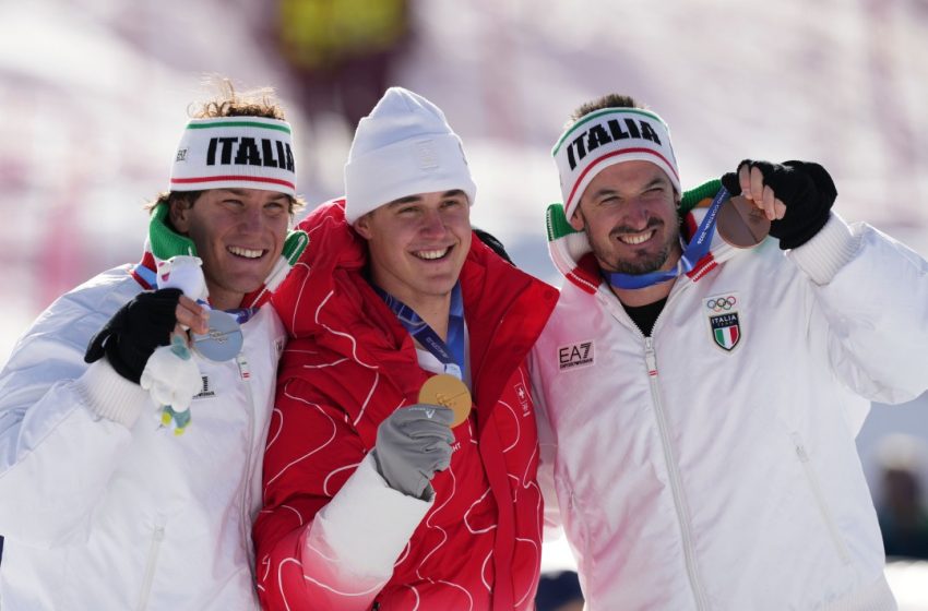  Milan’s First Gold Goes to Swiss Skier on His First Try