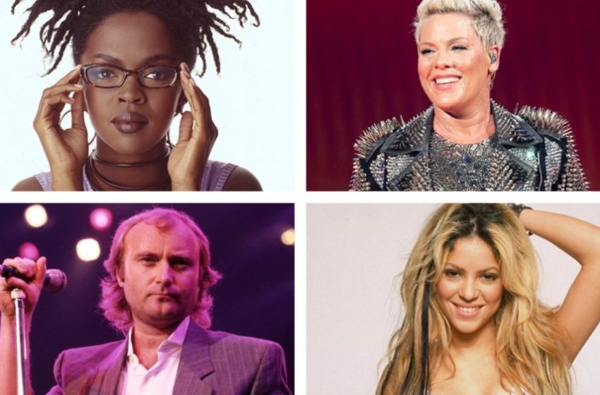  Shakira, Lauryn Hill, Pink, Phil Collins, More