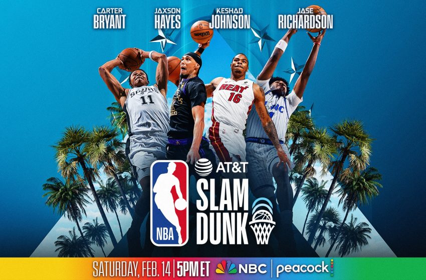  NBA announces participants for 2026 AT&T Slam Dunk Contest